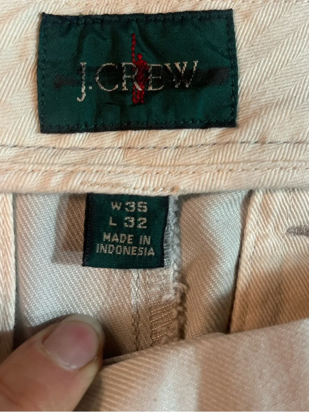 J.Crew Classic chino pant in stone